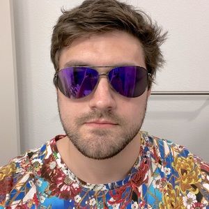 Smith Optics Rockford Gunmetal Purple Aviators